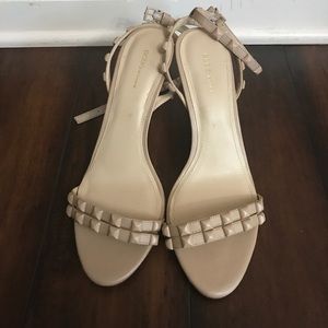 Nude BCBG strappy sandals (heels)